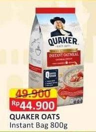 Promo Harga QUAKER Oatmeal Instant 800 gr - Alfamart