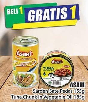 Promo Harga ASAHI Sarden/Tuna Chunk In Vegetable Oil  - Hari Hari