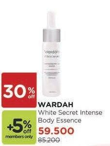 Promo Harga WARDAH White Secret Intense Brightening Essence 17 ml - Watsons