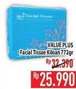 Promo Harga VALUE PLUS Facial Tissue 772 gr - Hypermart