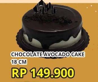 Promo Harga Chocolate Avocado Cake 18 Cm  - Hypermart