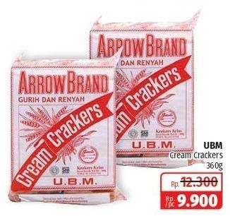 Promo Harga UBM Cream Cracker 350 gr - Lotte Grosir