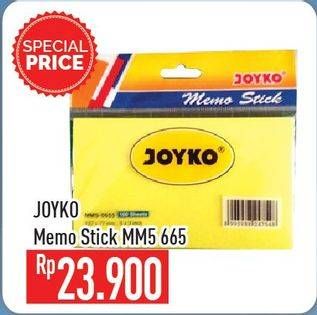 Promo Harga JOYKO Memo Stick 665  - Hypermart