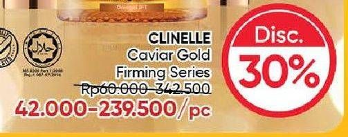 Promo Harga Clinelle Caviar Gold Firming Series  - Guardian