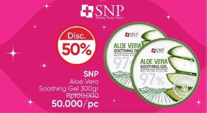 Promo Harga SNP Soothing Gel Aloe Vera 300 gr - Guardian