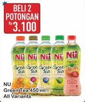 Promo Harga NU Green Tea All Variants 450 ml - Hypermart