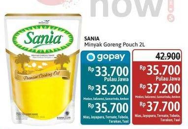 Promo Harga Sania Minyak Goreng 2000 ml - Alfamidi