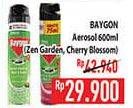 Promo Harga Baygon Insektisida Spray Zen Garden, Cherry Blossom 600 ml - Hypermart