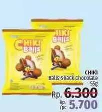Promo Harga CHIKI BALLS Chicken Snack Coklat 55 gr - LotteMart