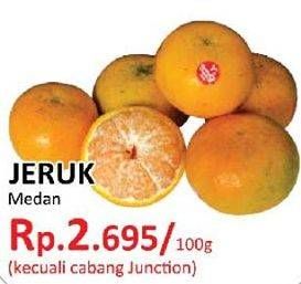 Promo Harga Jeruk Medan per 100 gr - Yogya