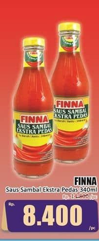 Promo Harga Finna Saos Ekstra Pedas 340 ml - Hari Hari