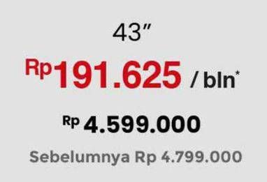 Promo Harga REALME Smart TV LED 43 Inch  - Erafone