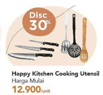 Promo Harga HAPPY KITCHEN Cooking Utensil  - Carrefour