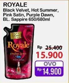 Promo Harga So Klin Royale Parfum Collection Purple Dawn, Pink Satin, Hot Summer, Black Velvet, Blue Sapphire 720 ml - Alfamart