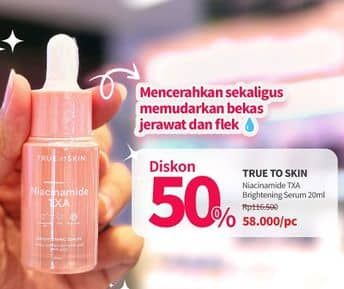 Promo Harga True To Skin Niacinamide Txa Brightening Serum 20 ml - Guardian