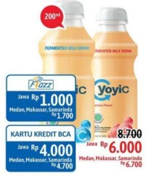Promo Harga YOYIC Probiotic Fermented Milk Drink 200 ml - Alfamidi