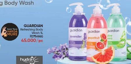 Promo Harga GUARDIAN Refreshing Body Wash 1000 ml - Guardian