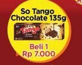 Promo Harga TANGO Wafer So Tango Belgian Chocolate 135 gr - Lotte Grosir