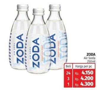 Promo Harga ZODA Air Soda 250 ml - Lotte Grosir