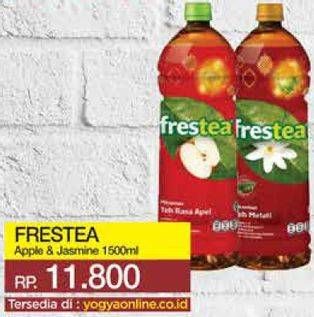 Promo Harga FRESTEA Minuman Teh Apple, Original 1500 ml - Yogya