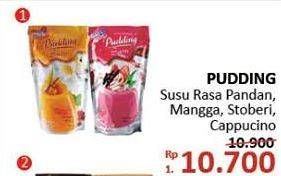 Promo Harga NUTRIJELL Pudding Mangga, Pandan, Strawberry, CAppucinno  - Alfamidi