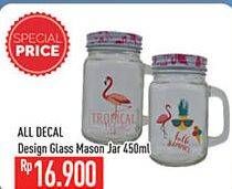 Promo Harga DECALL Mason Jar All Variants  - Hypermart