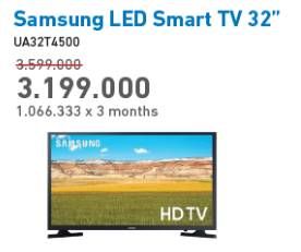 Promo Harga SAMSUNG UA32T4500 | Smart TV 32"  - Electronic City