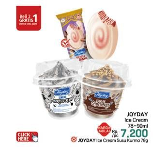 Promo Harga Joyday Ice Cream Stick 75 gr - LotteMart