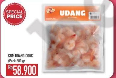 Promo Harga KNM Udang Cooked 500 gr - Hypermart
