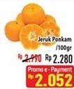 Promo Harga Jeruk Ponkam per 100 gr - Hypermart