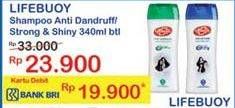 Promo Harga LIFEBUOY Shampoo Strong Shiny, Anti Dandruff 340 ml - Indomaret