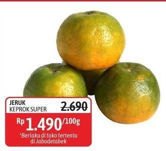 Promo Harga Jeruk Keprok Super per 100 gr - Alfamidi