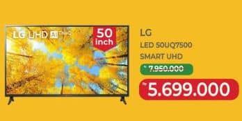 Promo Harga LG UQ7500 UHD TV 50UQ7500PSF 50 Inch  - Yogya