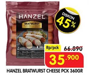 Promo Harga Hanzel Beef Cocktail Cheese 360 gr - Superindo