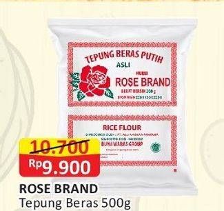 Promo Harga Rose Brand Tepung Beras 500 gr - Alfamart
