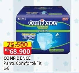 Promo Harga Confidence Adult Diapers Heavy Flow L8 8 pcs - Alfamart