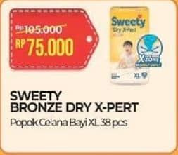 Promo Harga Sweety Bronze Pants Dry X-Pert XL38 38 pcs - Alfamart