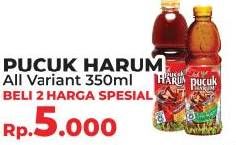 Promo Harga TEH PUCUK HARUM Minuman Teh All Variants per 2 botol 350 ml - Yogya