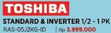 Promo Harga Toshiba RAS-05J2KG-ID  - COURTS