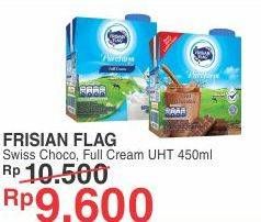 Promo Harga FRISIAN FLAG Susu UHT Purefarm Full Cream, Swiss Chocolate 450 ml - Yogya