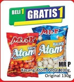 Promo Harga Mr.p Kacang Atom Original, Pedas 100 gr - Hari Hari