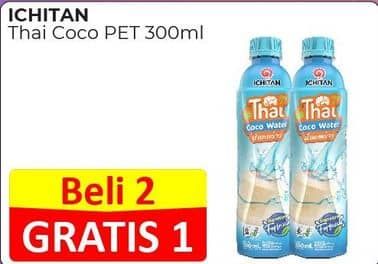 Promo Harga Ichitan Thai Drink Thai Coco 310 ml - Alfamart