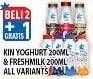 Promo Harga KIN Fresh Milk All Variants 200 ml - Hypermart