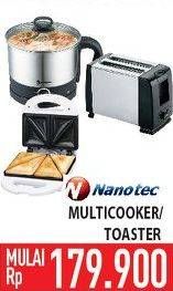 Promo Harga NANOTEC Multicooker/Toaster  - Hypermart