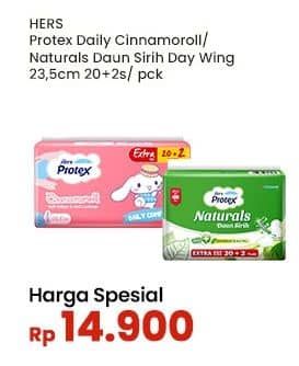 Promo Harga Hers Protex Natural/Cinnamoroll  - Indomaret