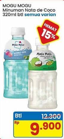 Promo Harga Mogu Mogu Minuman Nata De Coco All Variants 320 ml - Indomaret