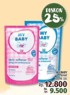 Promo Harga MY BABY Fabric Softener 700 ml - LotteMart