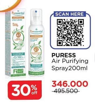 Promo Harga PURESSENTIEL Purifying Air Spray 200 ml - Watsons