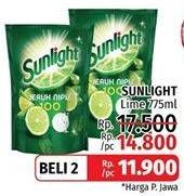 Promo Harga SUNLIGHT Pencuci Piring 755 ml - LotteMart