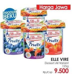 Promo Harga ELLE & VIRE Dessert Cream All Variants 125 gr - LotteMart